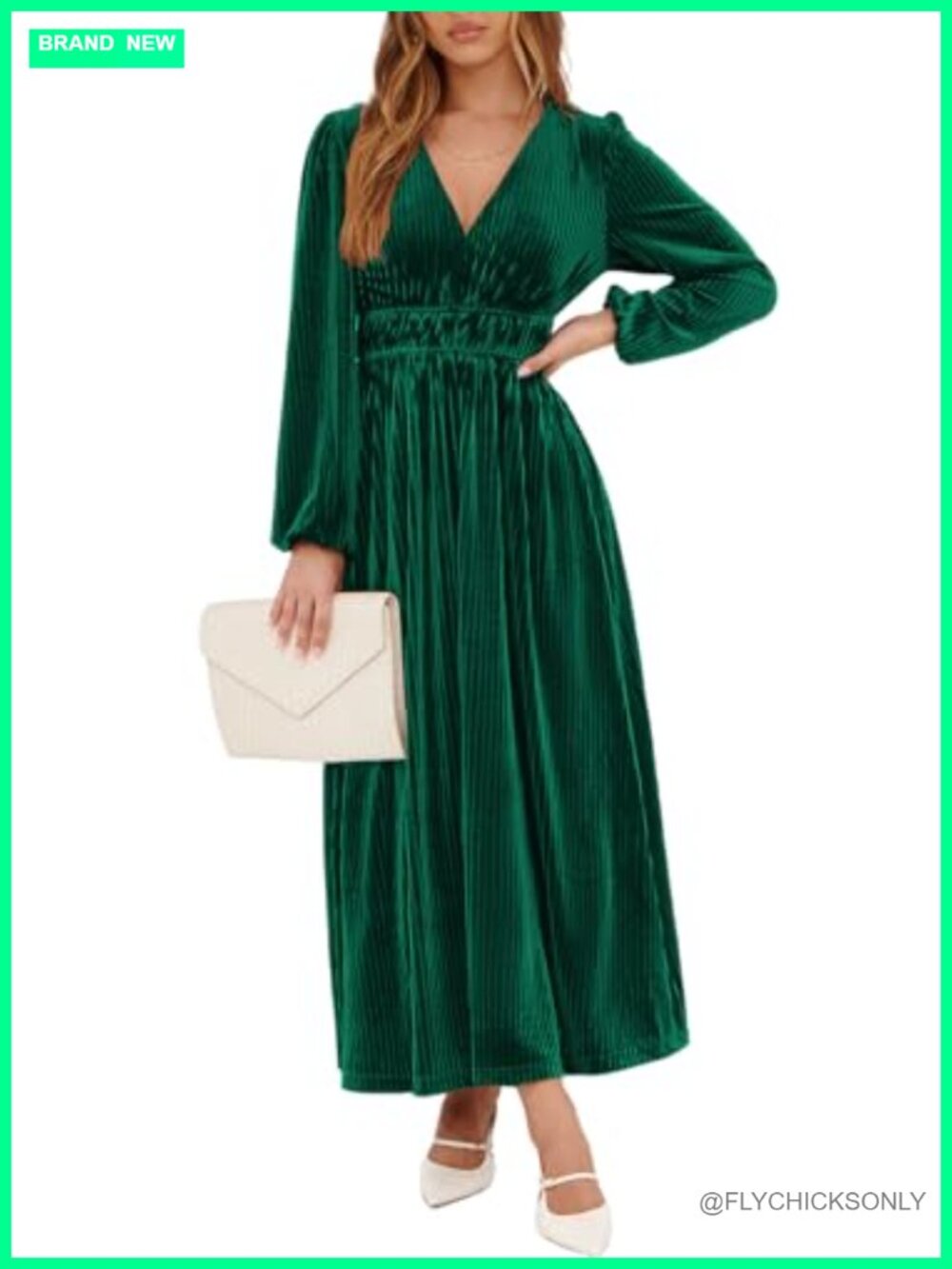 Velvet Long Sleeve Maxi Dress Formal Wedding Guest Cocktail Fall Winter
